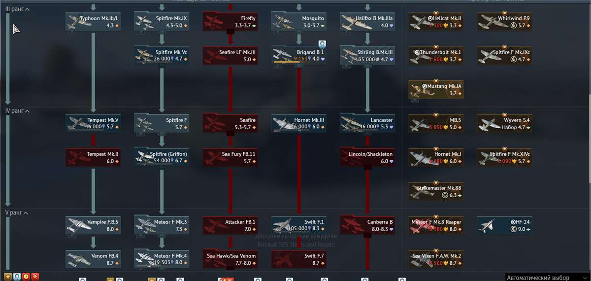 продажа аккаунта к игре War Thunder